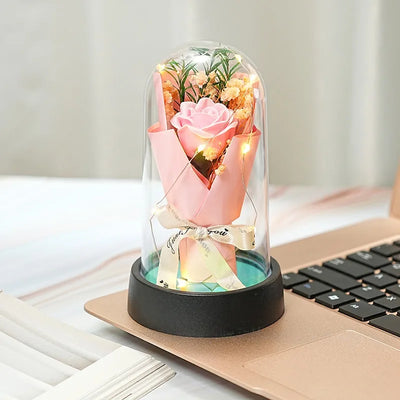 🌹 Everlasting Rose LED Glass Dome