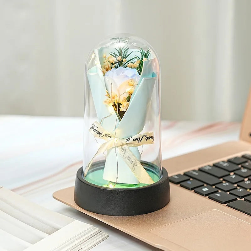 🌹 Everlasting Rose LED Glass Dome